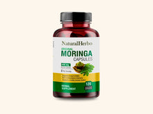 Moringa Capsules – Energy, Digestion & Wellness, 120 Veg Caps