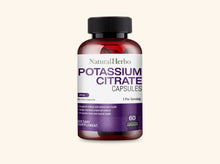 Potassium Citrate Capsules – Kidney & Muscle Health, 60 Veg Caps